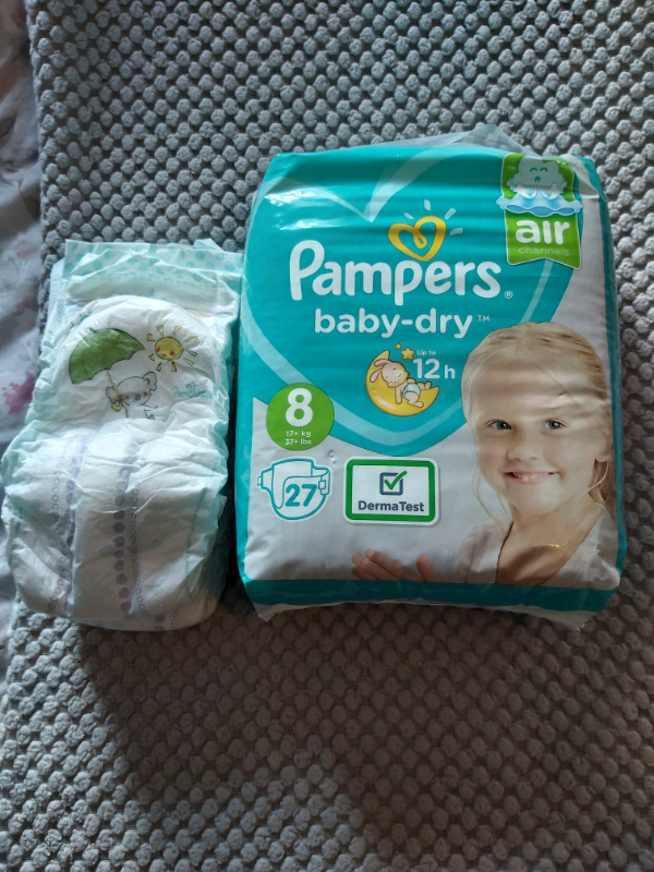 size 8 nappies